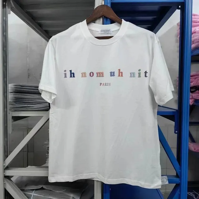 Ih Nom Uh Nit Logo Tee Multicolor Lettering