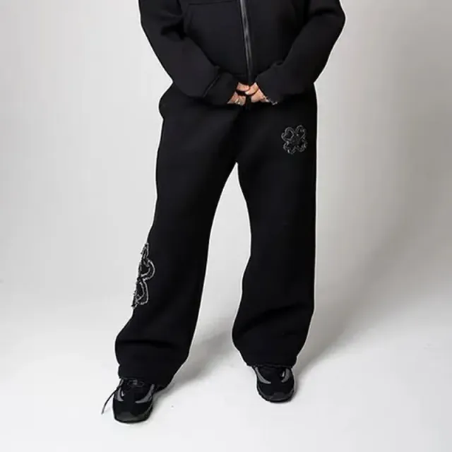 Chrome Hearts Sweatpants Embroidered Logo