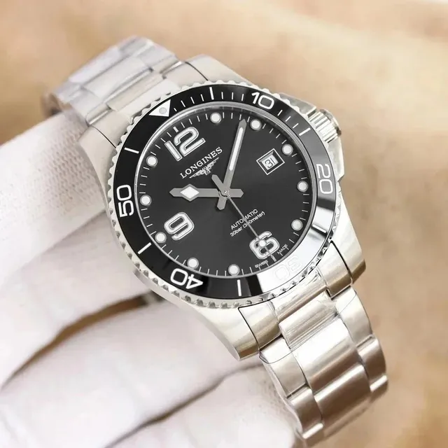 Longines Automatic Dive Watch Black Dial with Bezel