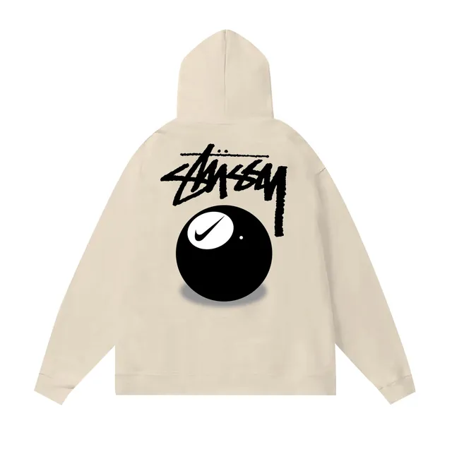Stüssy Hooded Sweatshirt 8-Ball Nike Swoosh