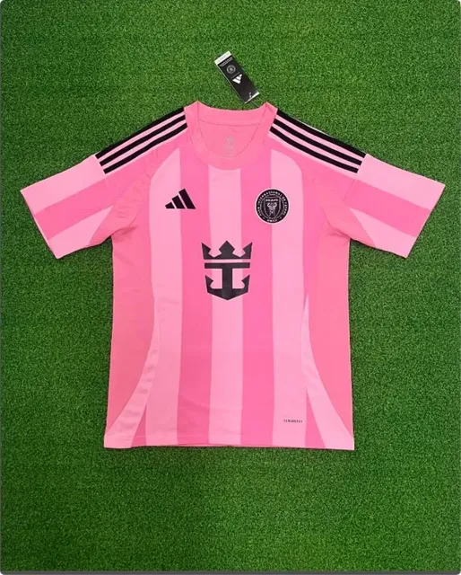 Adidas Inter Miami CF Home Jersey Pink Stripe