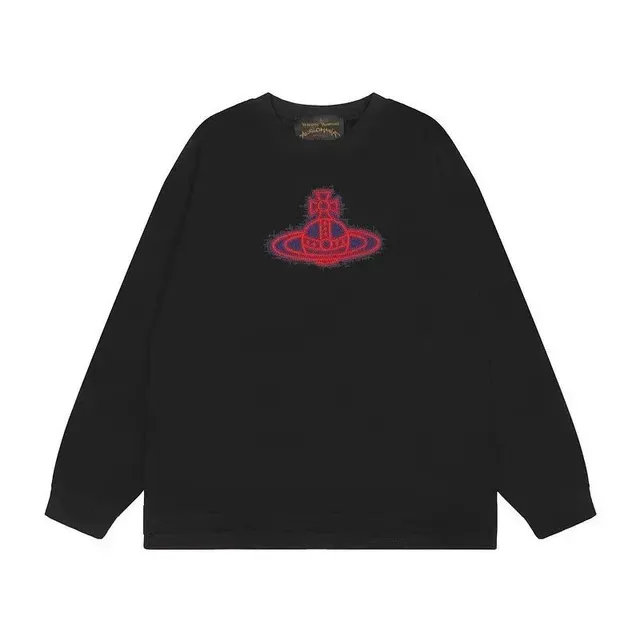Vivienne Westwood Long-Sleeve Tee Orb Logo Embroidered