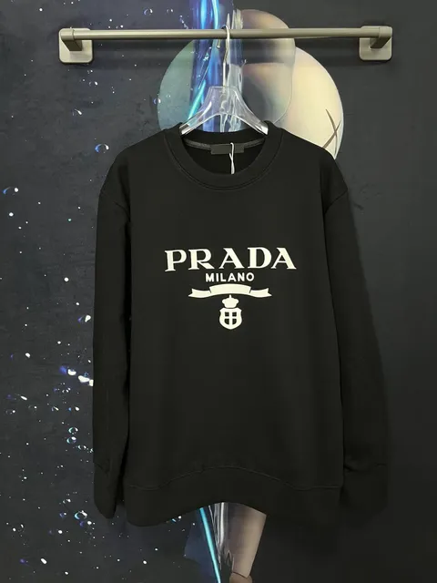Prada Logo Sweatshirt Milano Crest