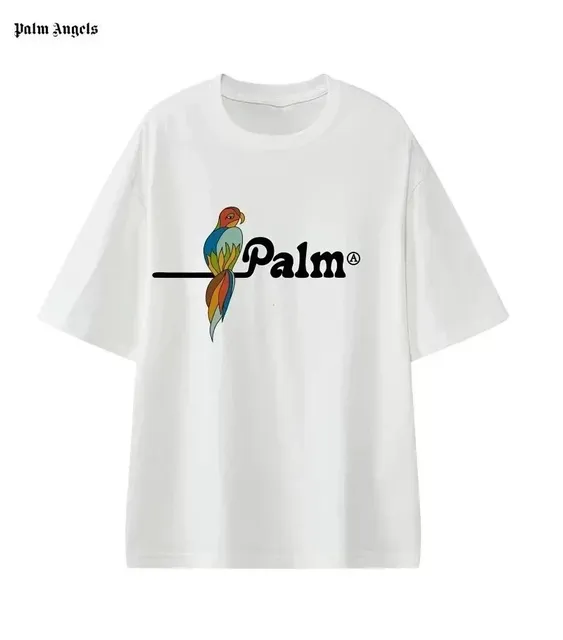 Palm Angels Parrot Logo Tee Parrot Graphic