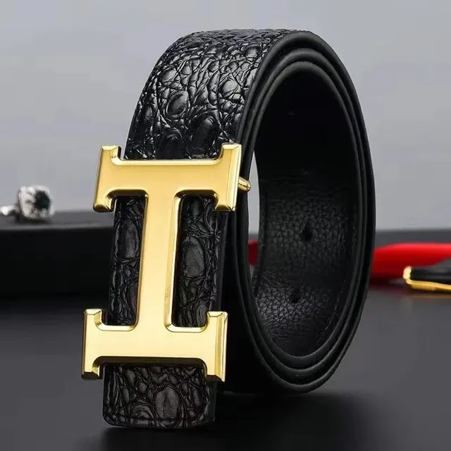 Hermès H Belt Crocodile Texture
