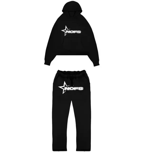 Corteiz Hoodie and Joggers Set Star Logo