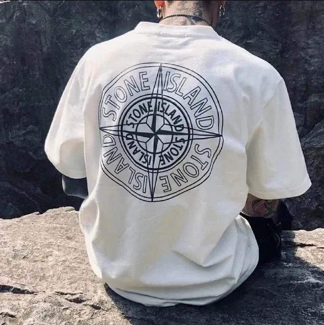 Stone Island Compass Logo T-Shirt Back Print