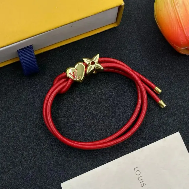 Louis Vuitton Leather Cord Bracelet