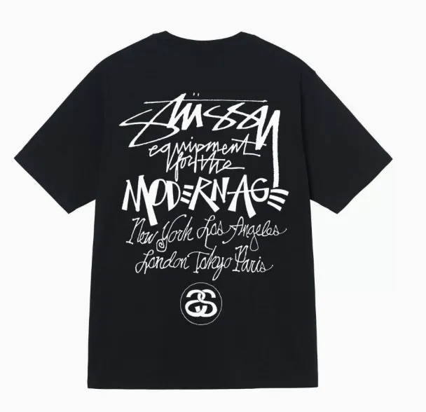 Stüssy Graphic Tee Modern Age Print
