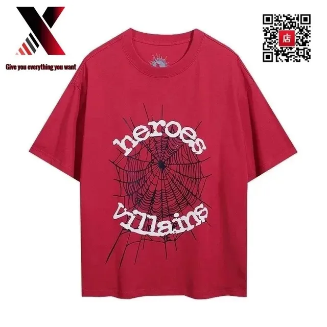 Graphic Tee Heroes Villains Spiderweb