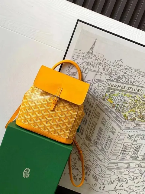 Goyard Saint Louis Backpack Goyardine Canvas