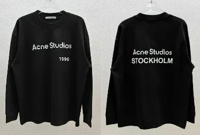 Acne Studios Crewneck Sweatshirt Stockholm Print