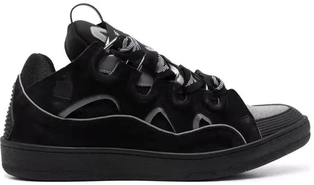 Lanvin Acne Studios Sandal Sneaker Black Suede