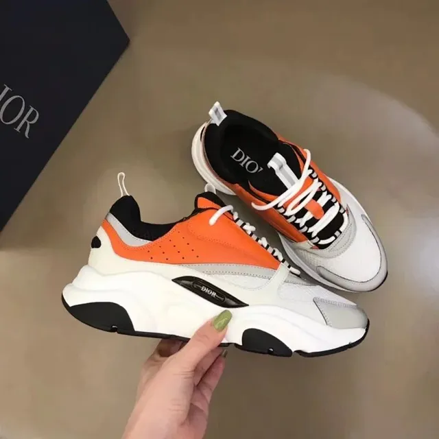 Dior B22 Orange and White
