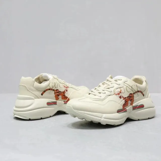 Gucci × Disney Rhyton Trainer Tigger Print