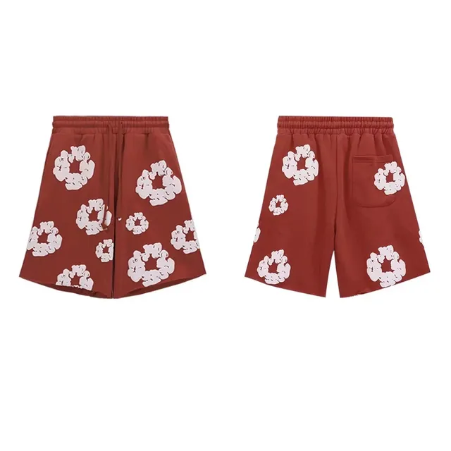 Balenciaga Printed Shorts Cloud Logo