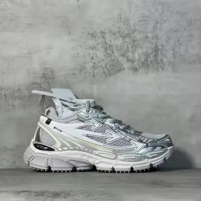Off-White x Nike Air Zoom Spiridon White Grey