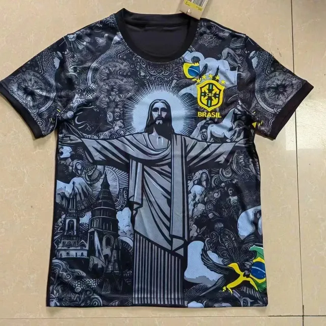 Nike Brazil National Team Jersey Christ the Redeemer Graphic