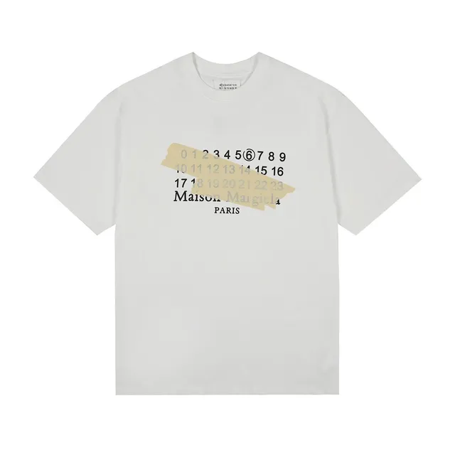 Maison Margiela T-Shirt Numbers Tape Print