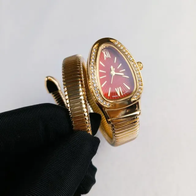 Bulgari Serpenti Tubogas Bracelet with Diamond Bezel