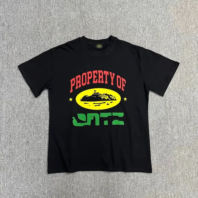 Corteiz Property of CRTZ Tee Rasta Graphic