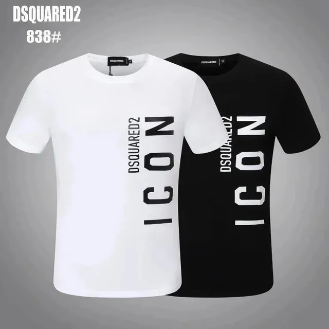 Dsquared2 ICON T-Shirt Vertical Logo Print