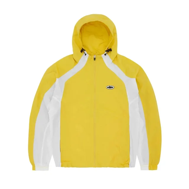 Corteiz Goggle Jacket Yellow/White Panel