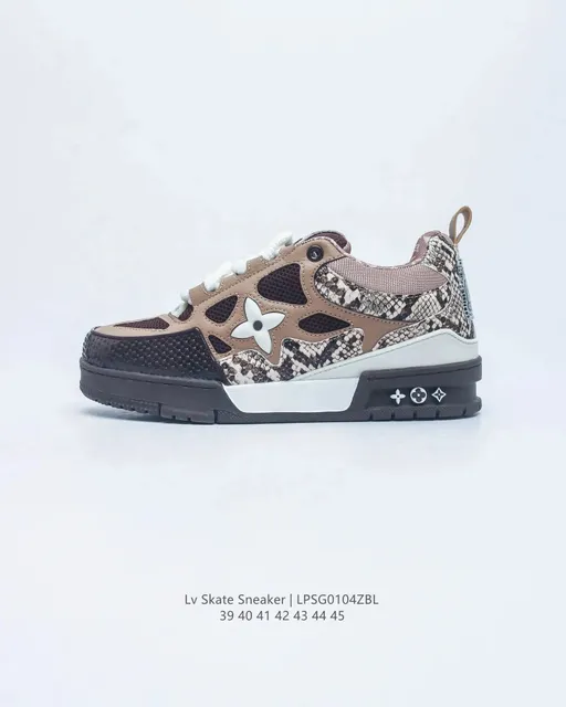 Louis Vuitton LV Trainer Snake Print