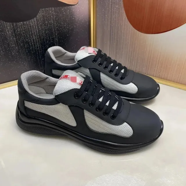 Prada Trainer Black Grey Mesh