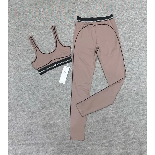 Lululemon Align Bra and Legging Set Nulu with Black Trim