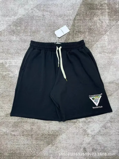 Casablanca Tennis Club Shorts Embroidered Logo