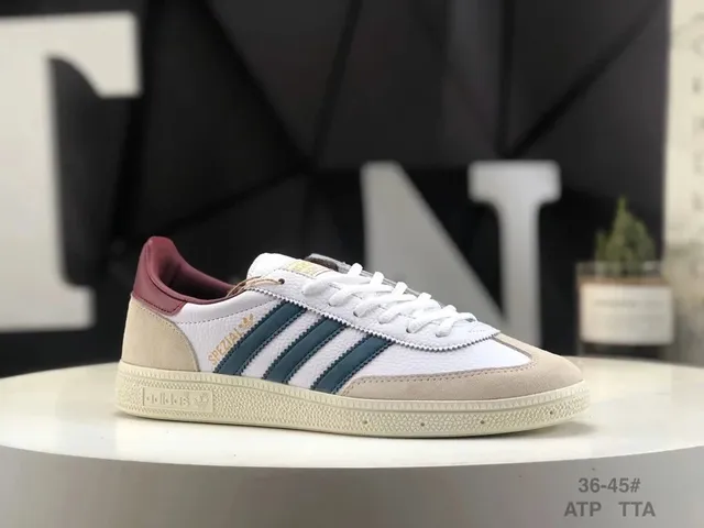 Adidas Samba White Navy Beige