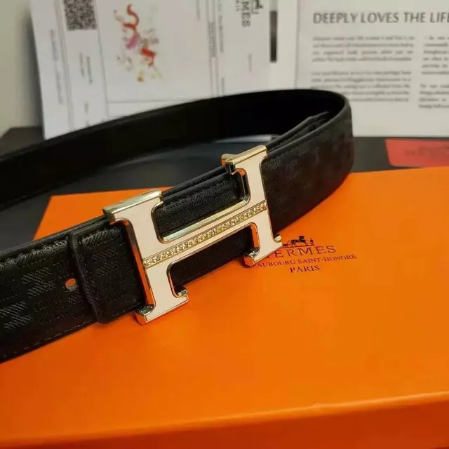 Hermès Constance Belt H Buckle with Crystals