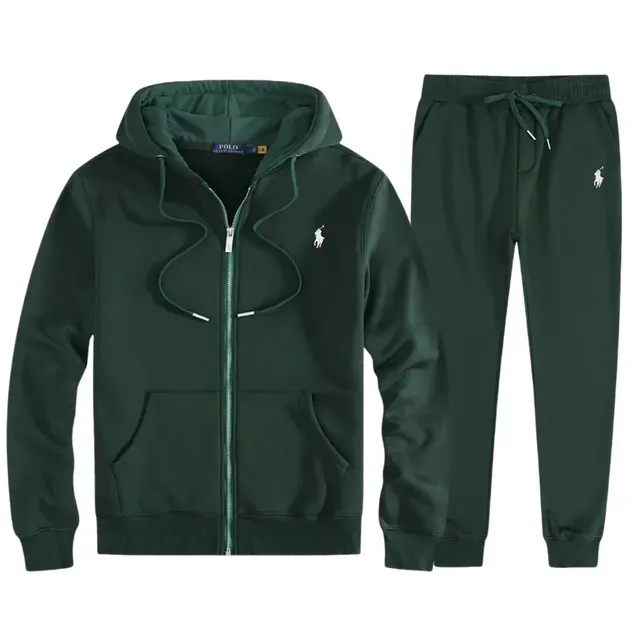 Polo Ralph Lauren Hoodie and Joggers Set Forest Green
