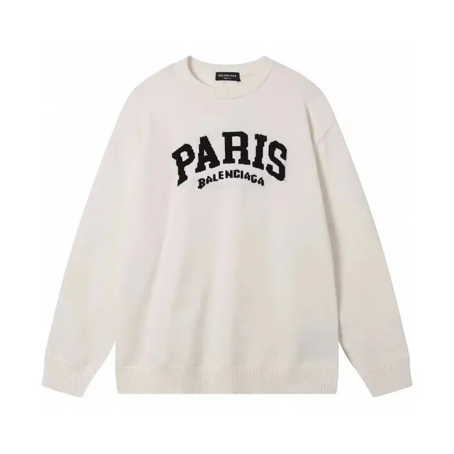 Balenciaga Knit Sweater Paris Arch Logo