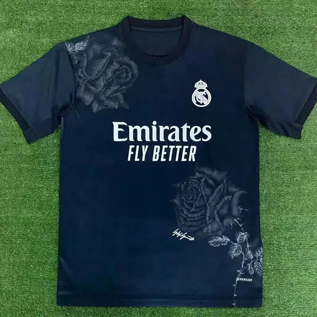 Real Madrid × Adidas Training Tee Rose Print