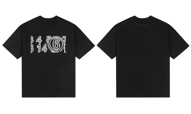 Maison Margiela t shirts Numbers Print