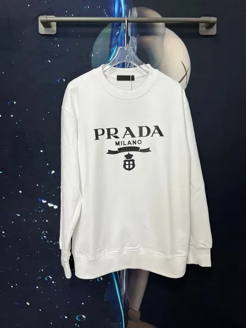 Crewneck Sweatshirt Prada Milano Logo