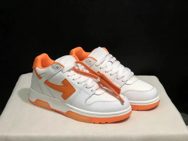 Off-White Diagonal White Orange