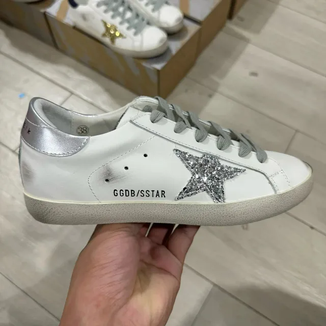 Golden Goose Superstar Glitter Star