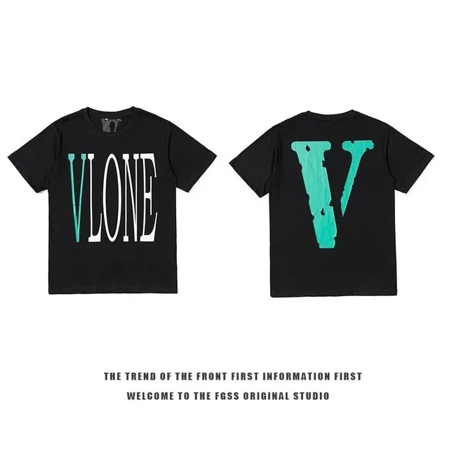 Off-White Vlone Tee Teal Logo