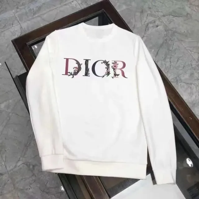 Logo Sweatshirt Floral Embroidered DIOR