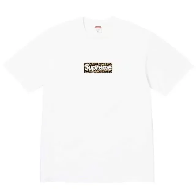 Supreme Box Logo Tee Leopard Print
