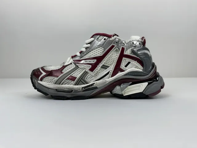 Balenciaga Triple S White Deep Red Grey