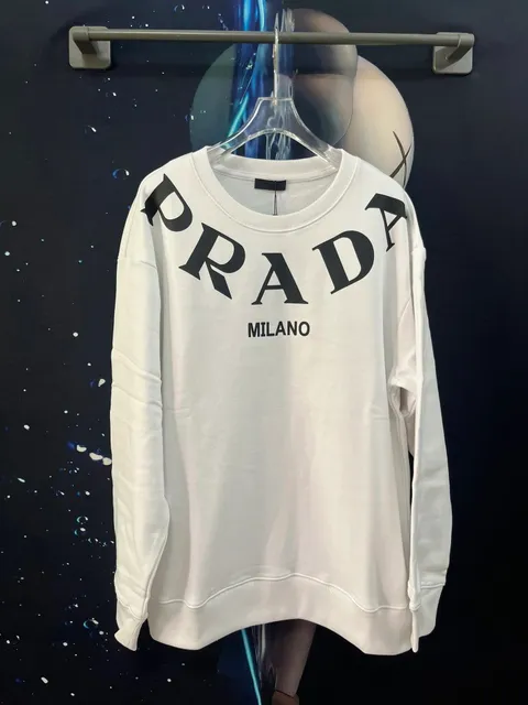 Prada Logo Sweatshirt Milano Print