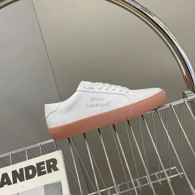 Saint Laurent SL/10 White with Pink Sole