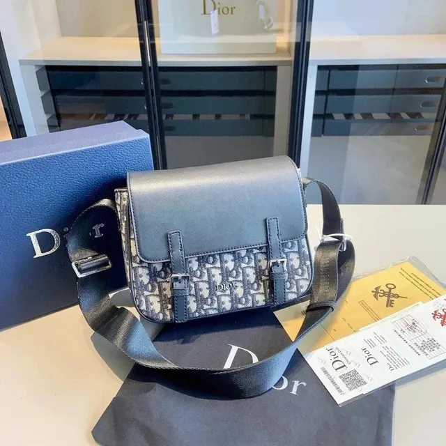 Dior B22 Saddle Bag Oblique Print