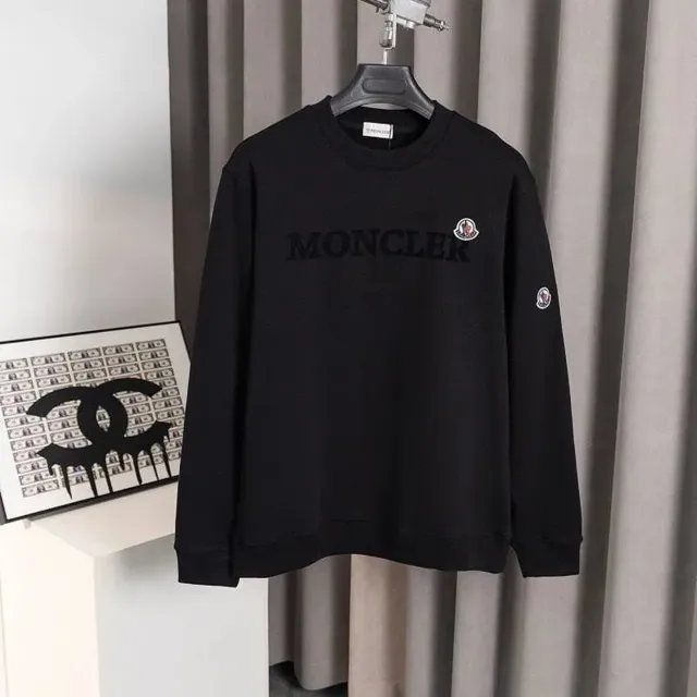Moncler Crewneck Sweatshirt Embroidered Logo