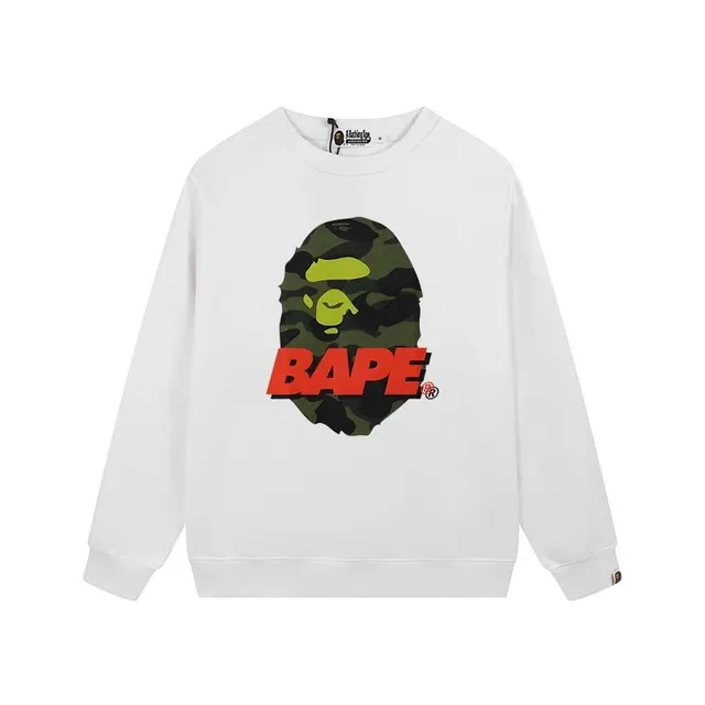BAPE Crewneck Sweatshirt Camo Ape Head