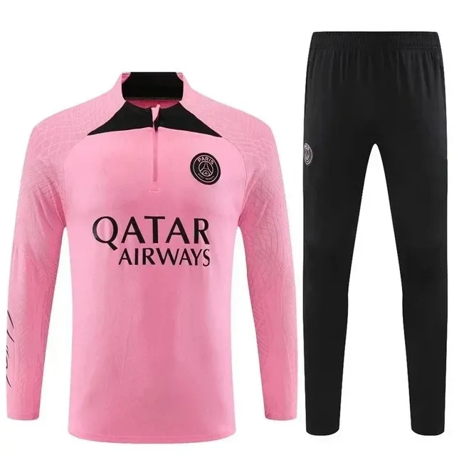 Paris Saint-Germain × Adidas Training Set Qatar Airways Pink/Black